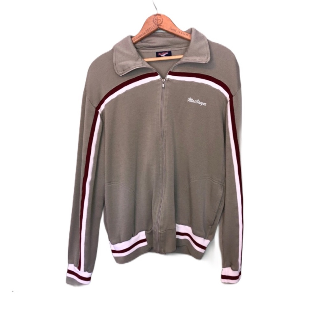 VINTAGE 80s MacGregor Zip Up Jacket Sweatshirt
